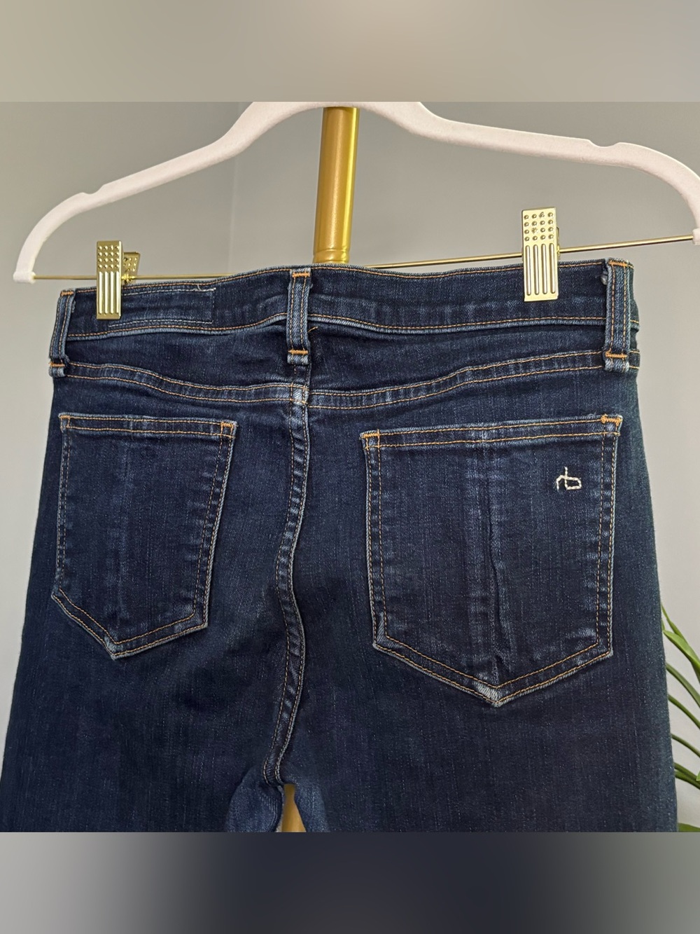 rag & bone Dark Indigo Skinny Jeans - Picture 8 of 12